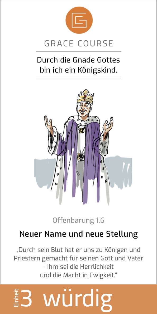 Grace Card - Einheit 3 - würdig (10 Stück)