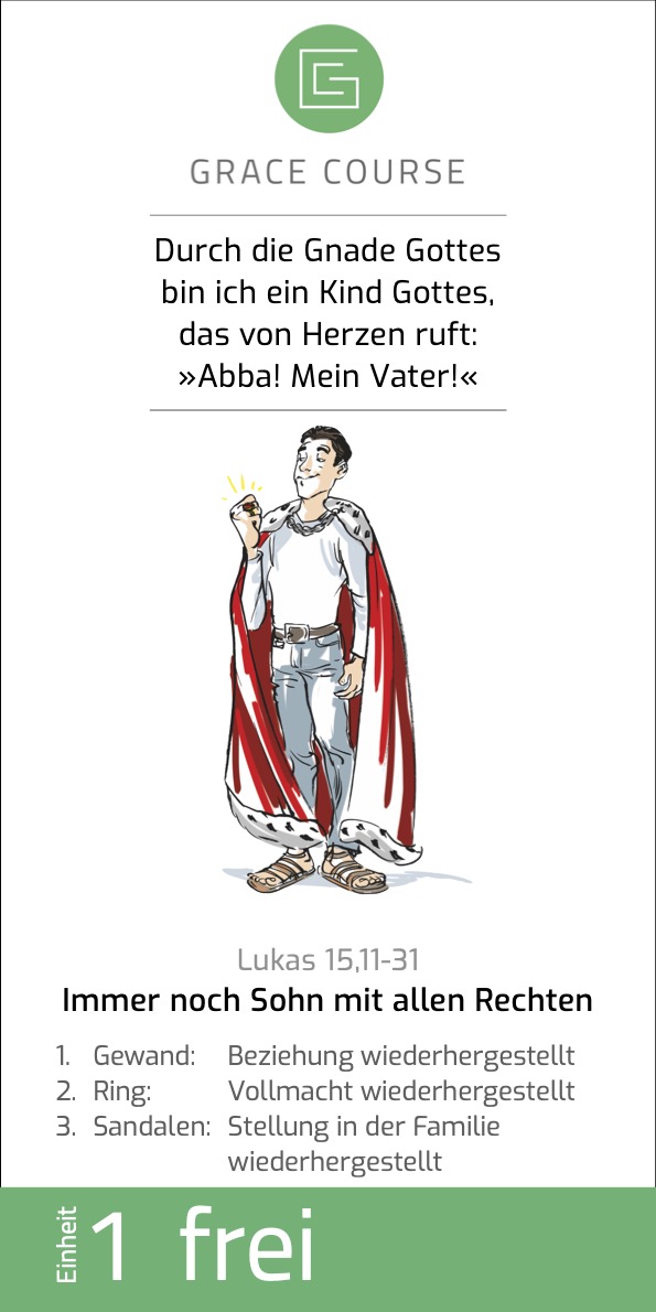 Grace Card - Einheit 1 - frei (10 Stück)