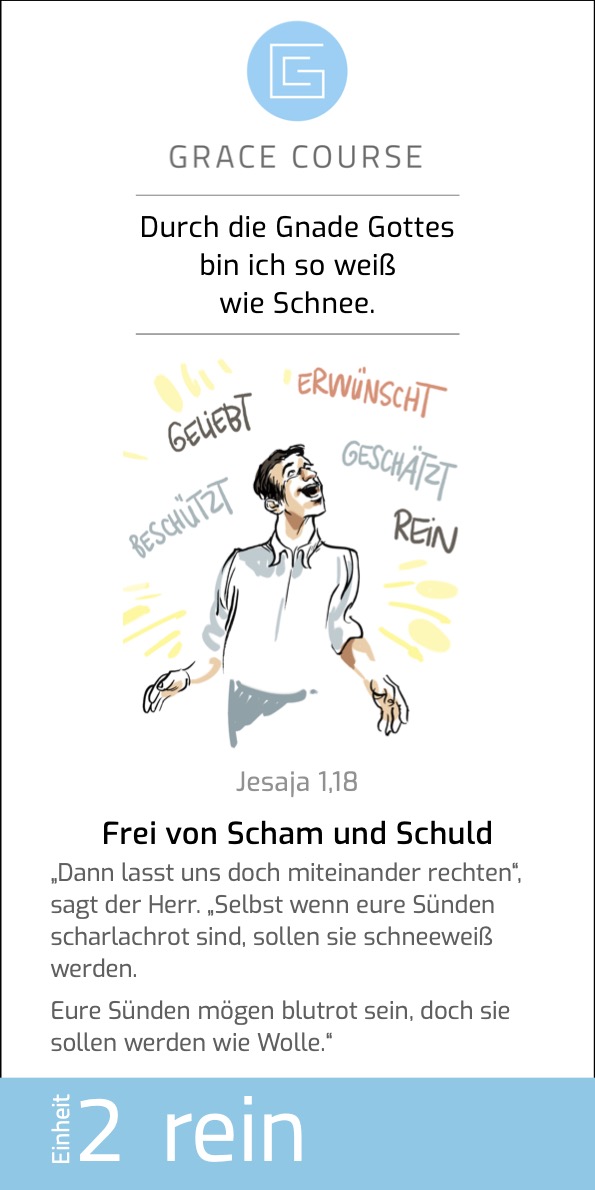 Grace Card - Einheit 2 - rein (10 Stück)