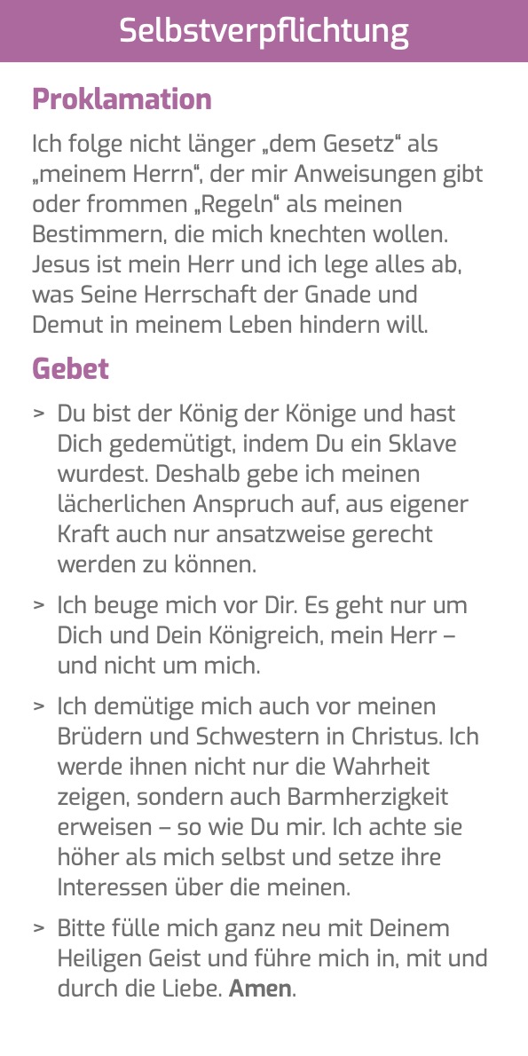 Grace Card - Einheit 5 - ergeben (10 Stück)